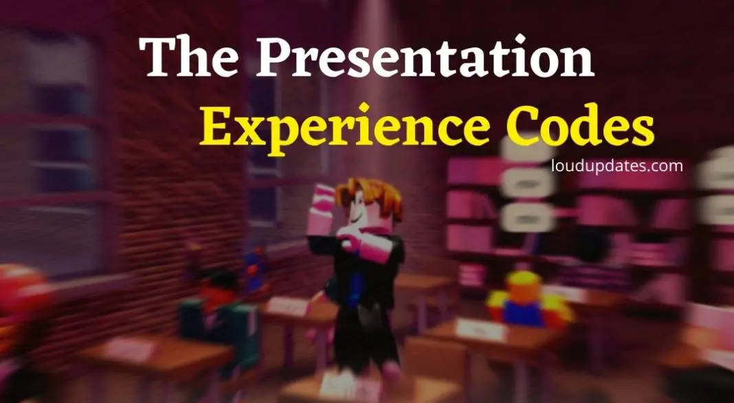 codes for presentation experience october