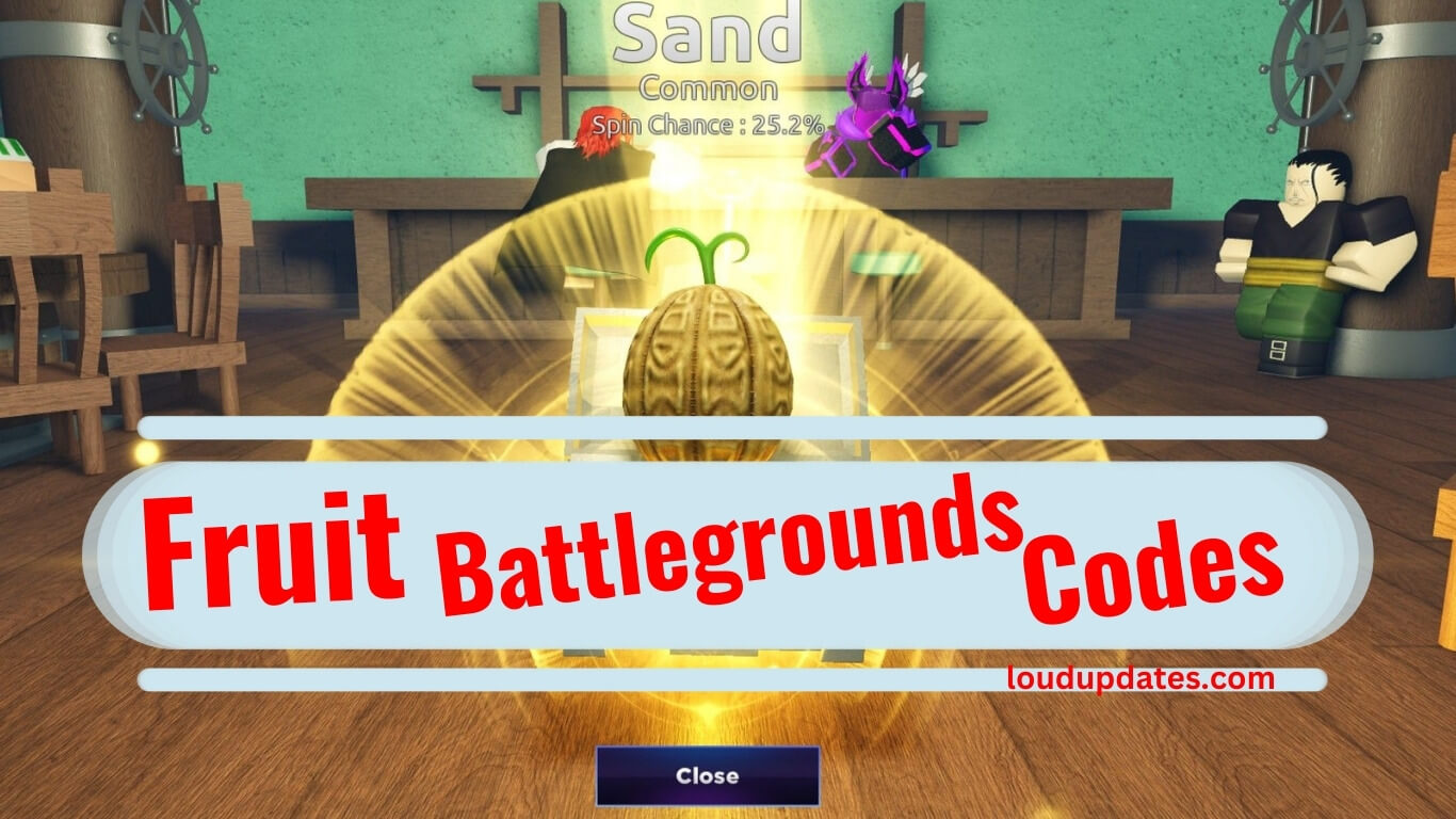 Roblox Fruit Battlegrounds New Codes September 2023 