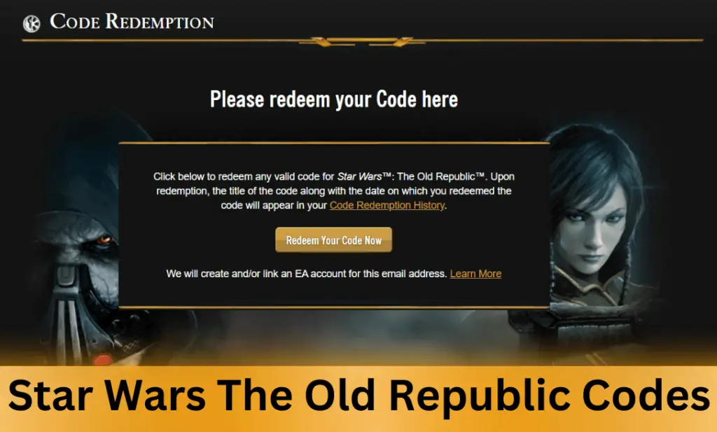 Star Wars The Old Republic Codes (September 2024) Redeem Rewards