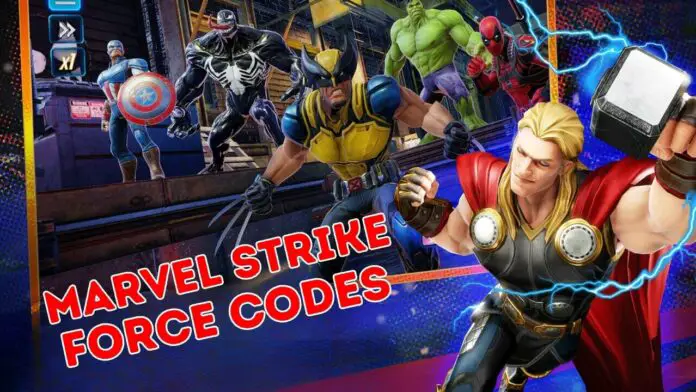 Marvel Strike Force Codes (December 2023): Free…