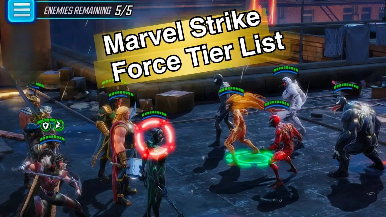 Marvel Strike Force Team Tier List - Taskmaster Update 